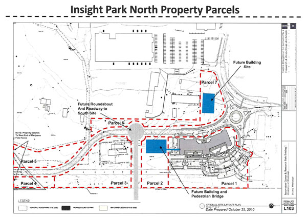 Insight Park North Property Parcels Map